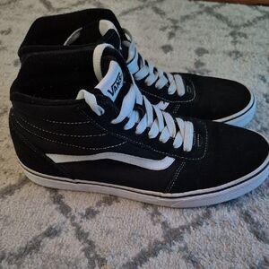 Vans Men's Black High-Top Sneakers